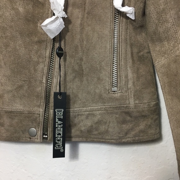 Blank NYC Midnight Toker Suede Leather Jacket - Picture 5 of 13